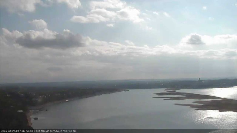 Lake Travis webcam, April 10, 2023 5:25 PM CT