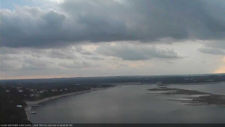 Lake Travis webcam, April 10, 2023 6:45 PM CT