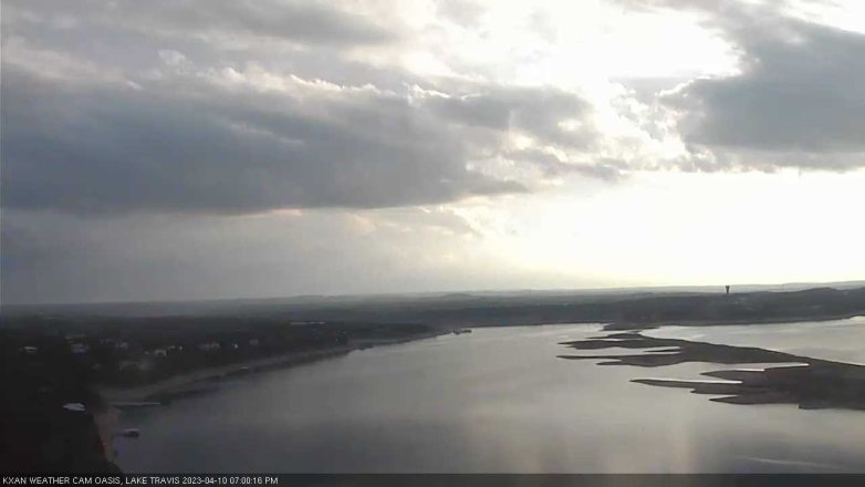 Lake Travis webcam, April 10, 2023 7:00 PM CT