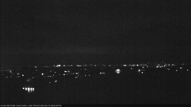 Lake Travis webcam, April 10, 2023 9:45 PM CT