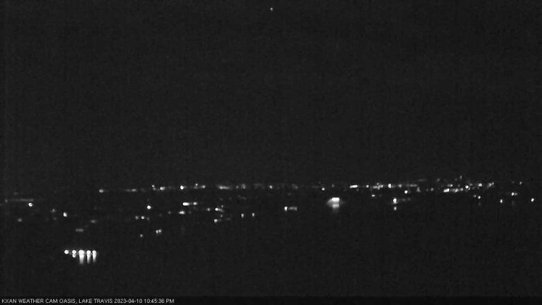 Lake Travis webcam, April 10, 2023 10:45 PM CT