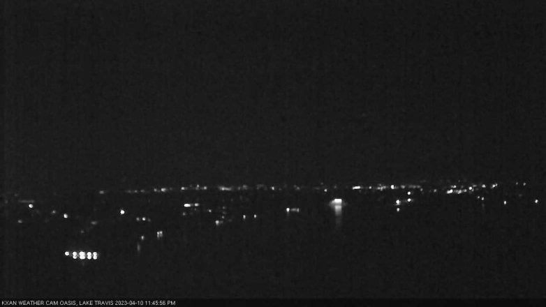 Lake Travis webcam, April 10, 2023 11:45 PM CT