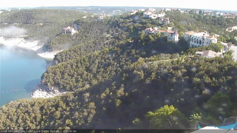 Lake Travis webcam, April 11, 2023 9:45 AM CT