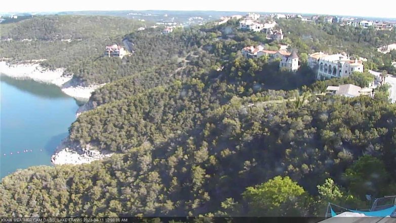 Lake Travis webcam, April 11, 2023 10:00 AM CT