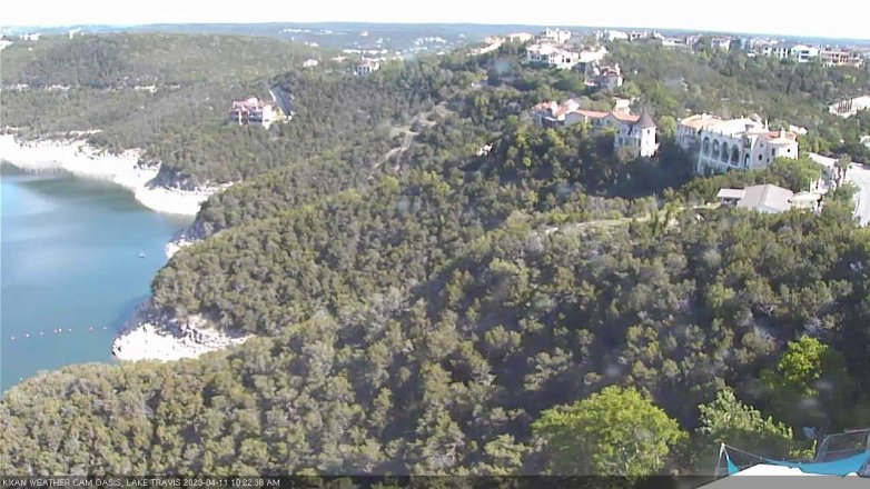 Lake Travis webcam, April 11, 2023 10:25 AM CT