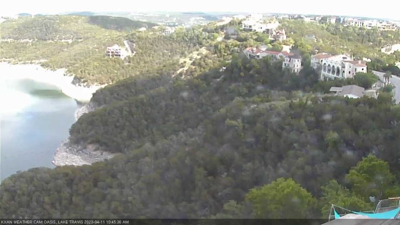 Lake Travis webcam, April 11, 2023 10:45 AM CT