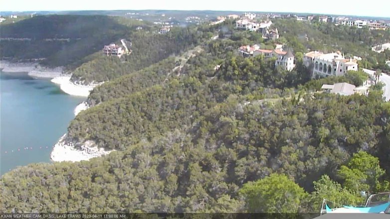 Lake Travis webcam, April 11, 2023 11:00 AM CT