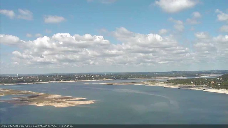 Lake Travis webcam, April 11, 2023 11:45 AM CT