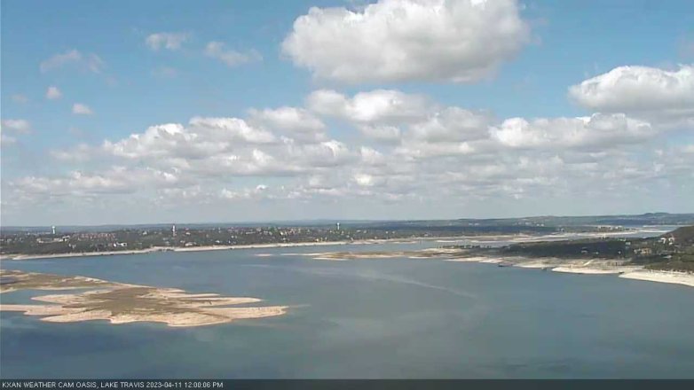 Lake Travis webcam, April 11, 2023 12:00 PM CT