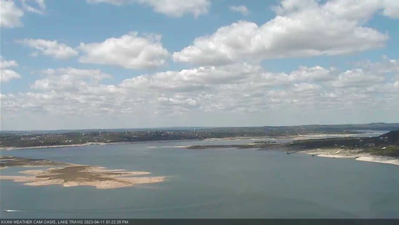 Lake Travis webcam, April 11, 2023 1:25 PM CT