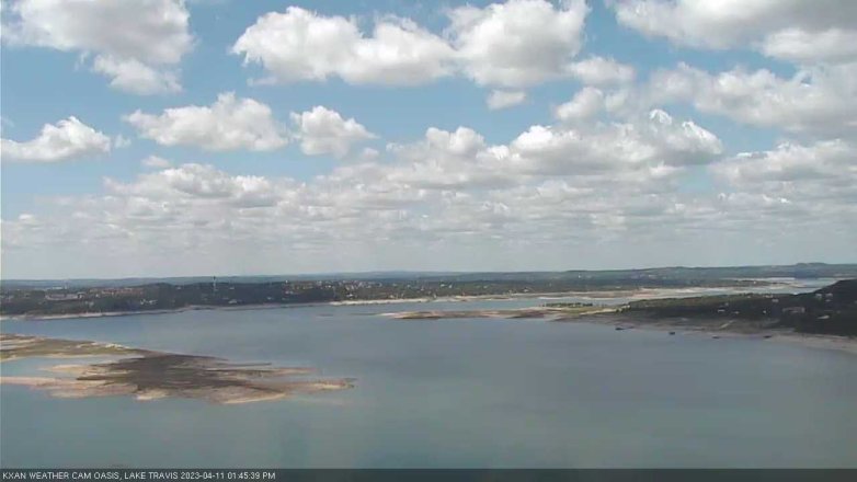 Lake Travis webcam, April 11, 2023 1:45 PM CT