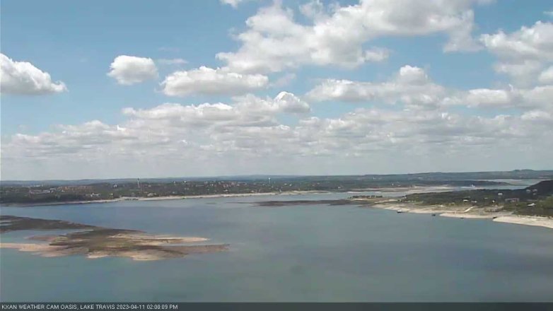Lake Travis webcam, April 11, 2023 2:00 PM CT