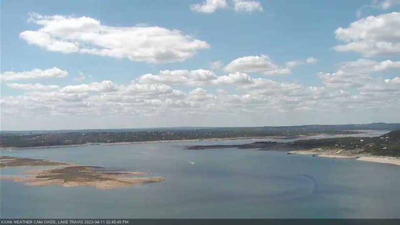 Lake Travis webcam, April 11, 2023 2:45 PM CT