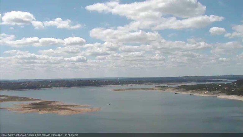 Lake Travis webcam, April 11, 2023 3:00 PM CT