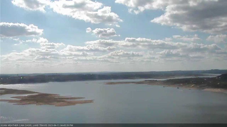 Lake Travis webcam, April 11, 2023 4:45 PM CT