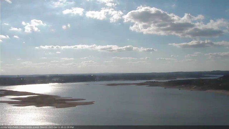 Lake Travis webcam, April 11, 2023 5:25 PM CT