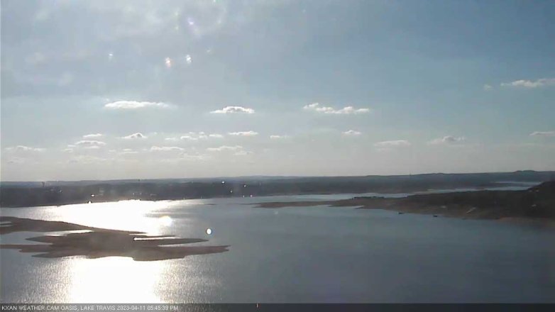 Lake Travis webcam, April 11, 2023 5:45 PM CT