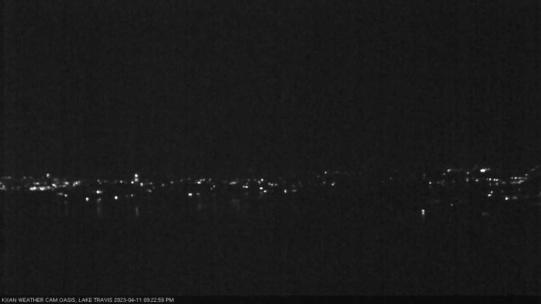 Lake Travis webcam, April 11, 2023 9:25 PM CT