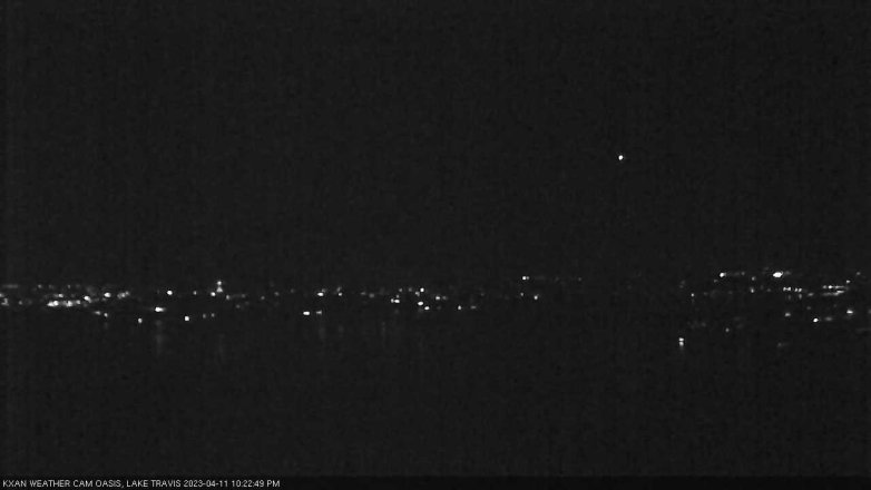 Lake Travis webcam, April 11, 2023 10:25 PM CT