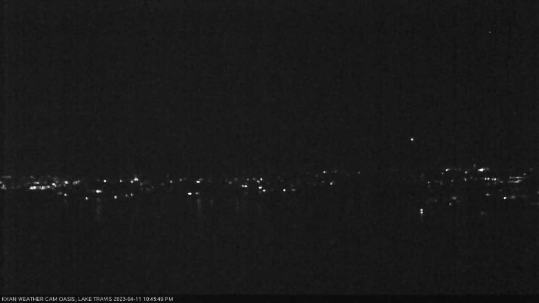 Lake Travis webcam, April 11, 2023 10:45 PM CT