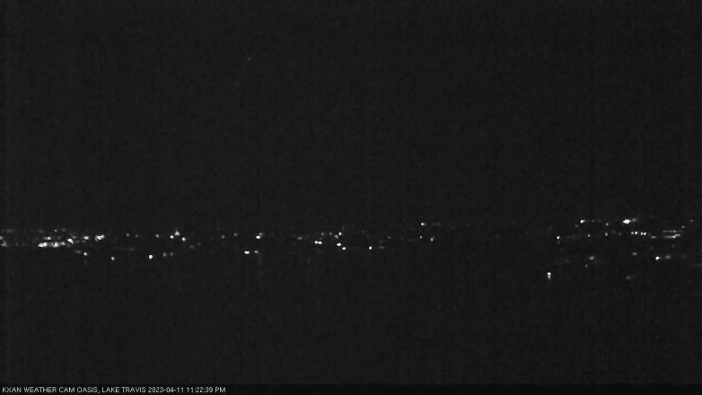 Lake Travis webcam, April 11, 2023 11:25 PM CT