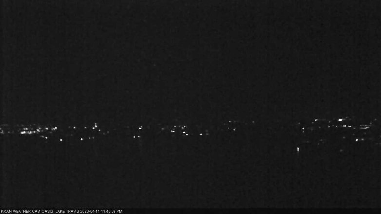 Lake Travis webcam, April 11, 2023 11:45 PM CT