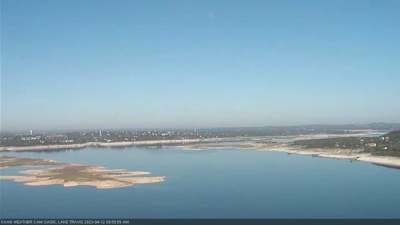 Lake Travis webcam, April 12, 2023 10:00 AM CT