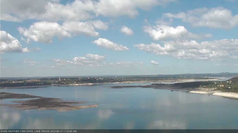 Lake Travis webcam, April 12, 2023 11:25 AM CT