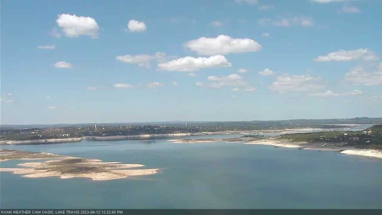 Lake Travis webcam, April 12, 2023 12:25 PM CT