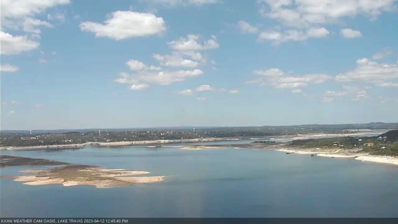 Lake Travis webcam, April 12, 2023 12:45 PM CT