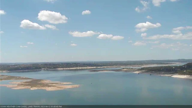 Lake Travis webcam, April 12, 2023 1:45 PM CT