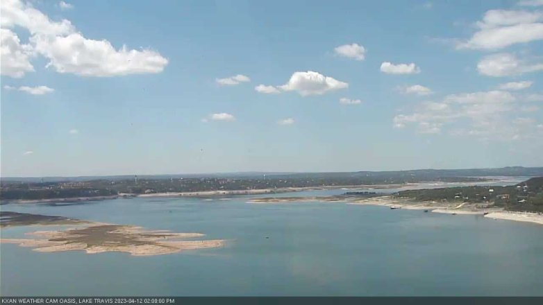 Lake Travis webcam, April 12, 2023 2:00 PM CT