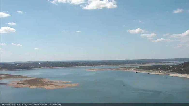 Lake Travis webcam, April 12, 2023 3:00 PM CT