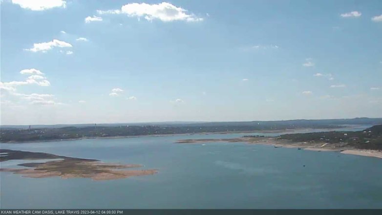 Lake Travis webcam, April 12, 2023 4:00 PM CT