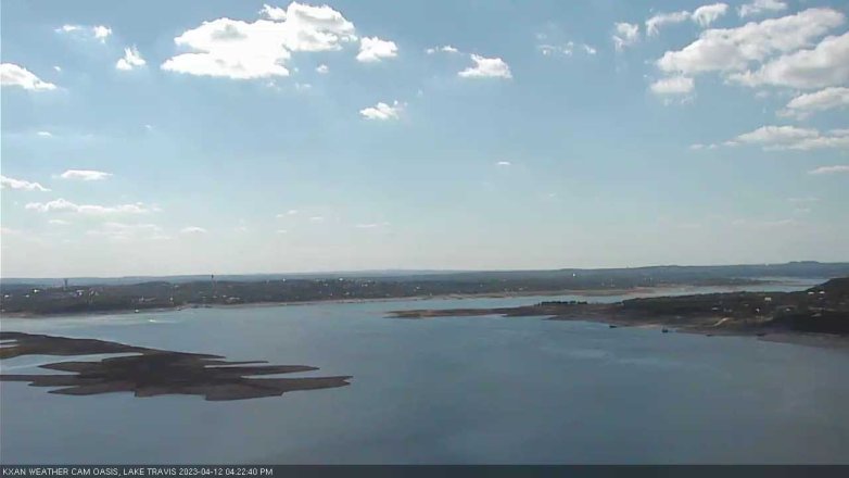 Lake Travis webcam, April 12, 2023 4:25 PM CT