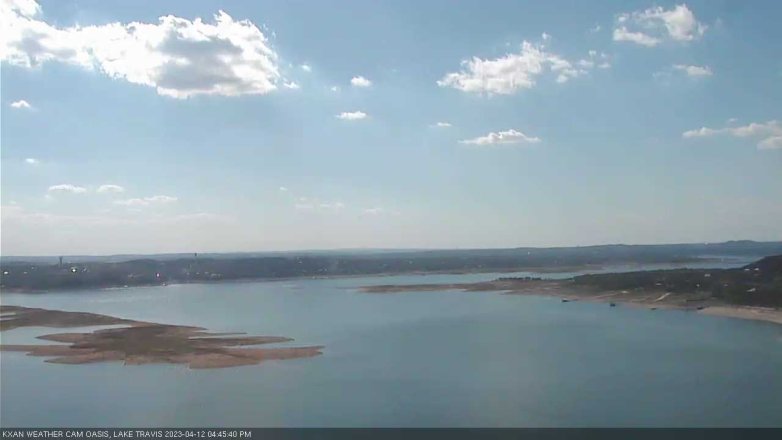 Lake Travis webcam, April 12, 2023 4:45 PM CT