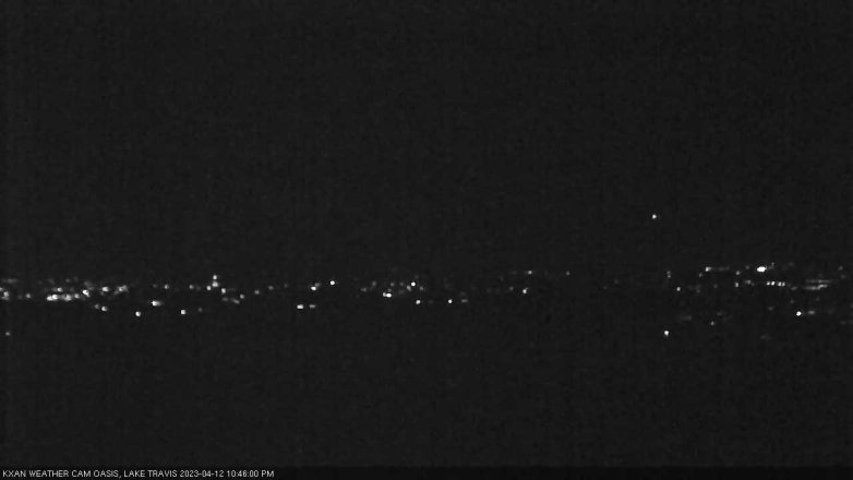 Lake Travis webcam, April 12, 2023 10:45 PM CT