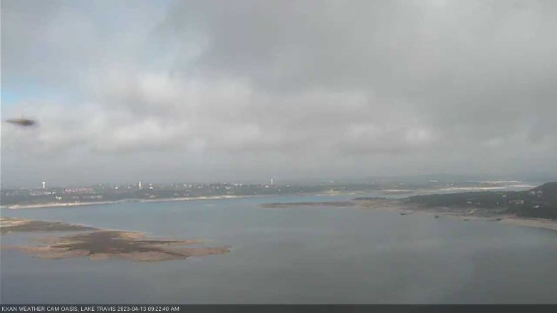 Lake Travis webcam, April 13, 2023 9:25 AM CT
