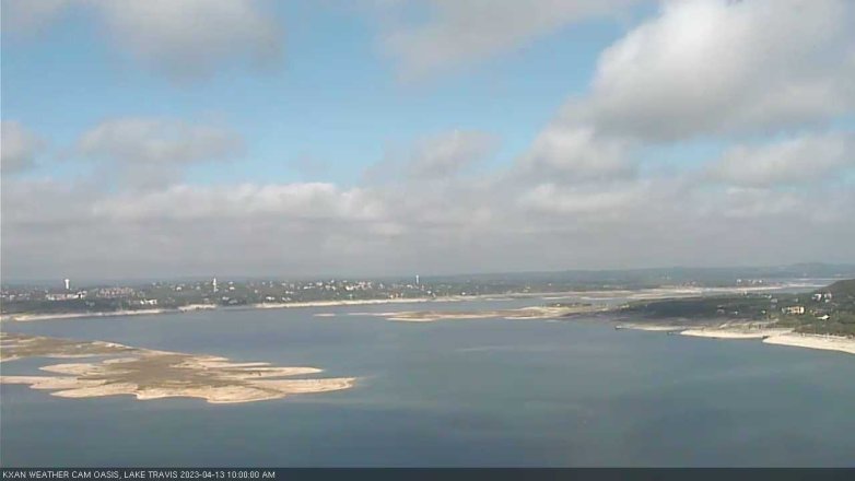Lake Travis webcam, April 13, 2023 10:00 AM CT