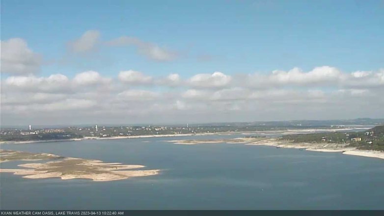 Lake Travis webcam, April 13, 2023 10:25 AM CT