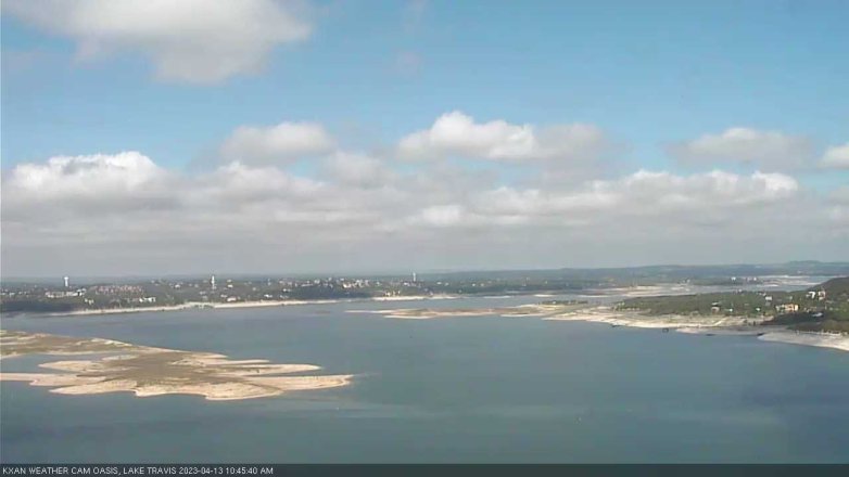 Lake Travis webcam, April 13, 2023 10:45 AM CT