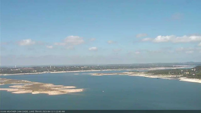 Lake Travis webcam, April 13, 2023 11:25 AM CT