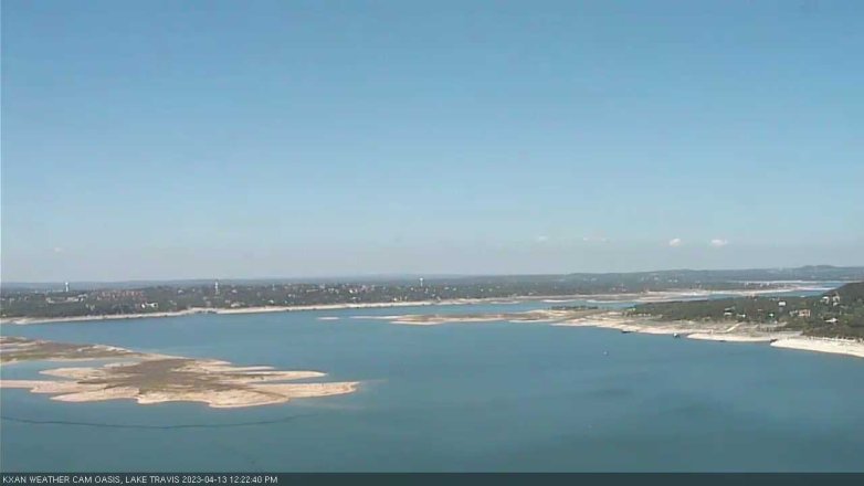 Lake Travis webcam, April 13, 2023 12:25 PM CT