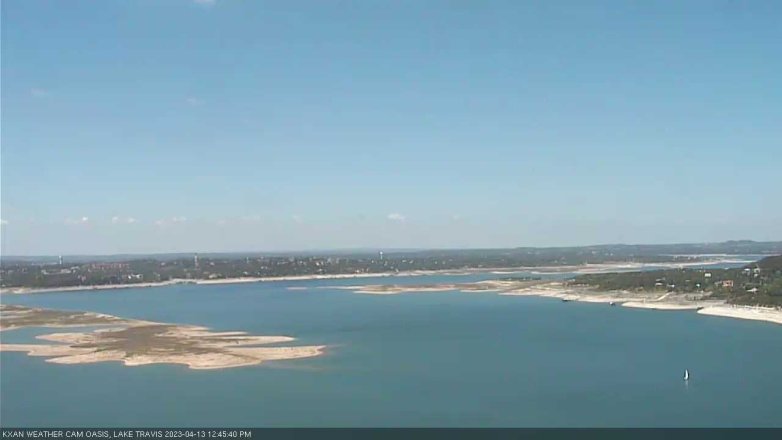 Lake Travis webcam, April 13, 2023 12:45 PM CT