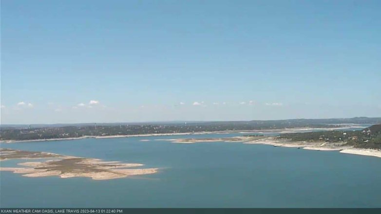 Lake Travis webcam, April 13, 2023 1:25 PM CT