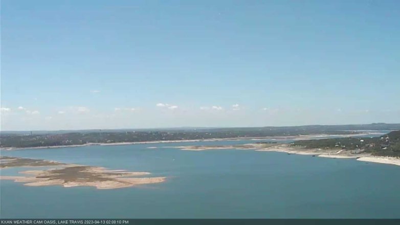 Lake Travis webcam, April 13, 2023 2:00 PM CT