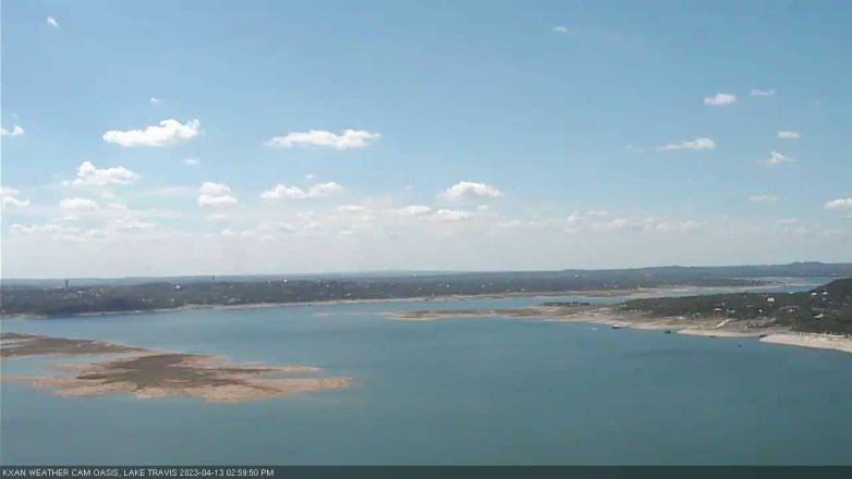 Lake Travis webcam, April 13, 2023 3:00 PM CT