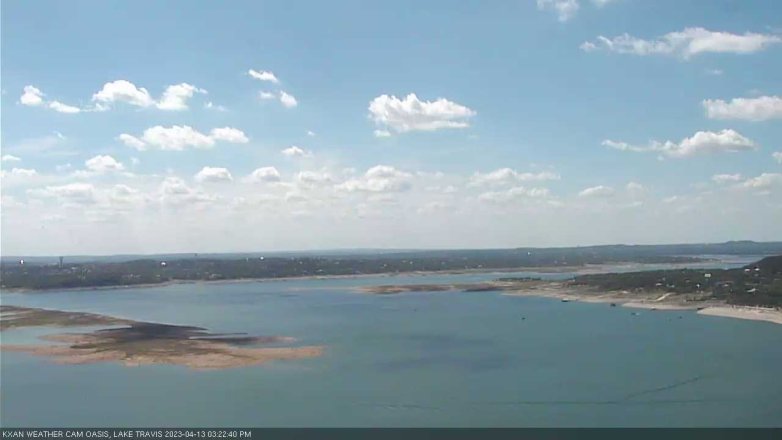 Lake Travis webcam, April 13, 2023 3:25 PM CT