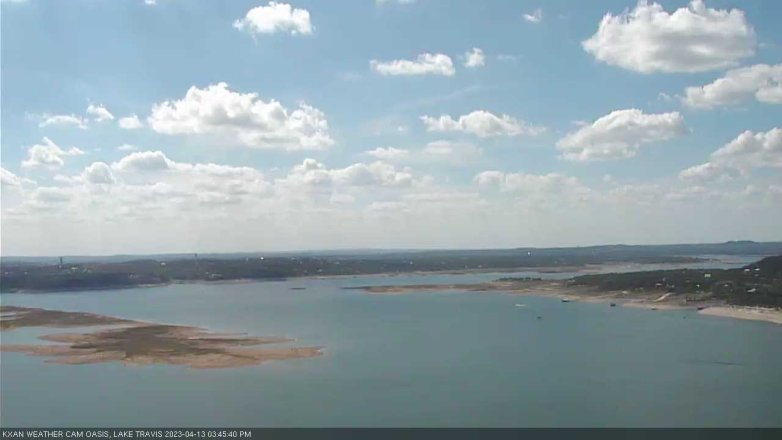 Lake Travis webcam, April 13, 2023 3:45 PM CT
