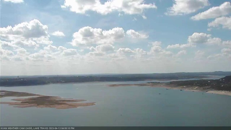Lake Travis webcam, April 13, 2023 4:00 PM CT